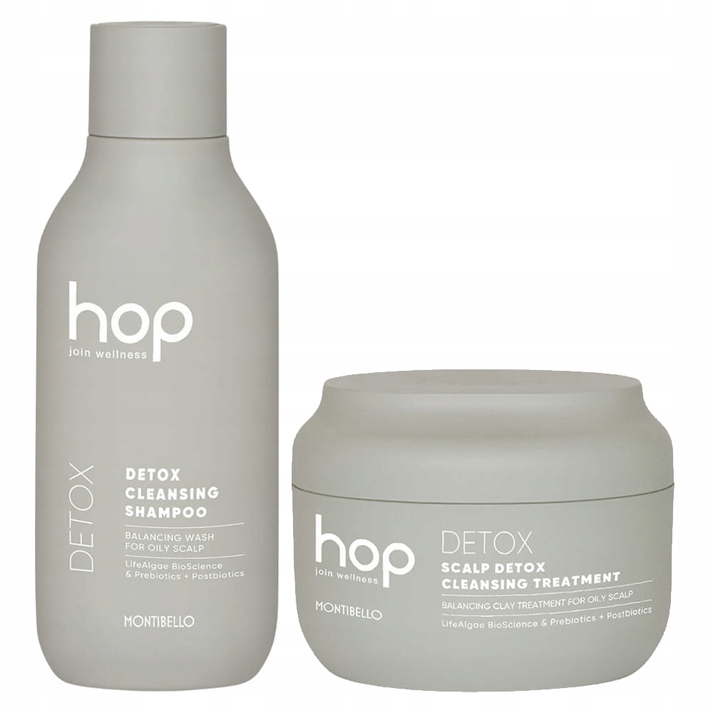 Montibello Hop Detox Scalp Balance čistící sada na vlasy s jílem