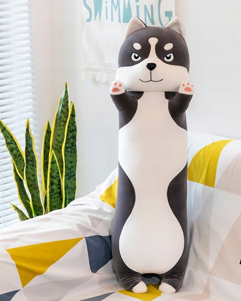 DŁUGI PIES PODUSZKA MASKOTKA PLUSZOWA HUSKY 70 CM Rodzaj piesek