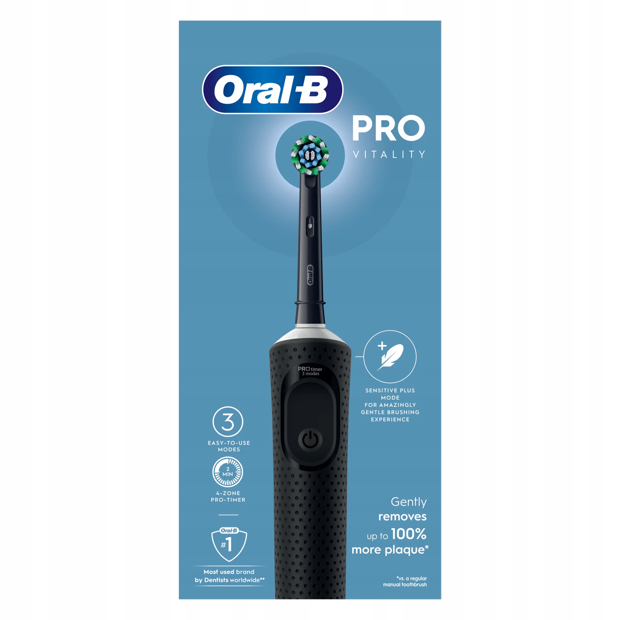 Szczoteczka elektryczna do zębów Oral-B Vitality D103 Pro Black czarna