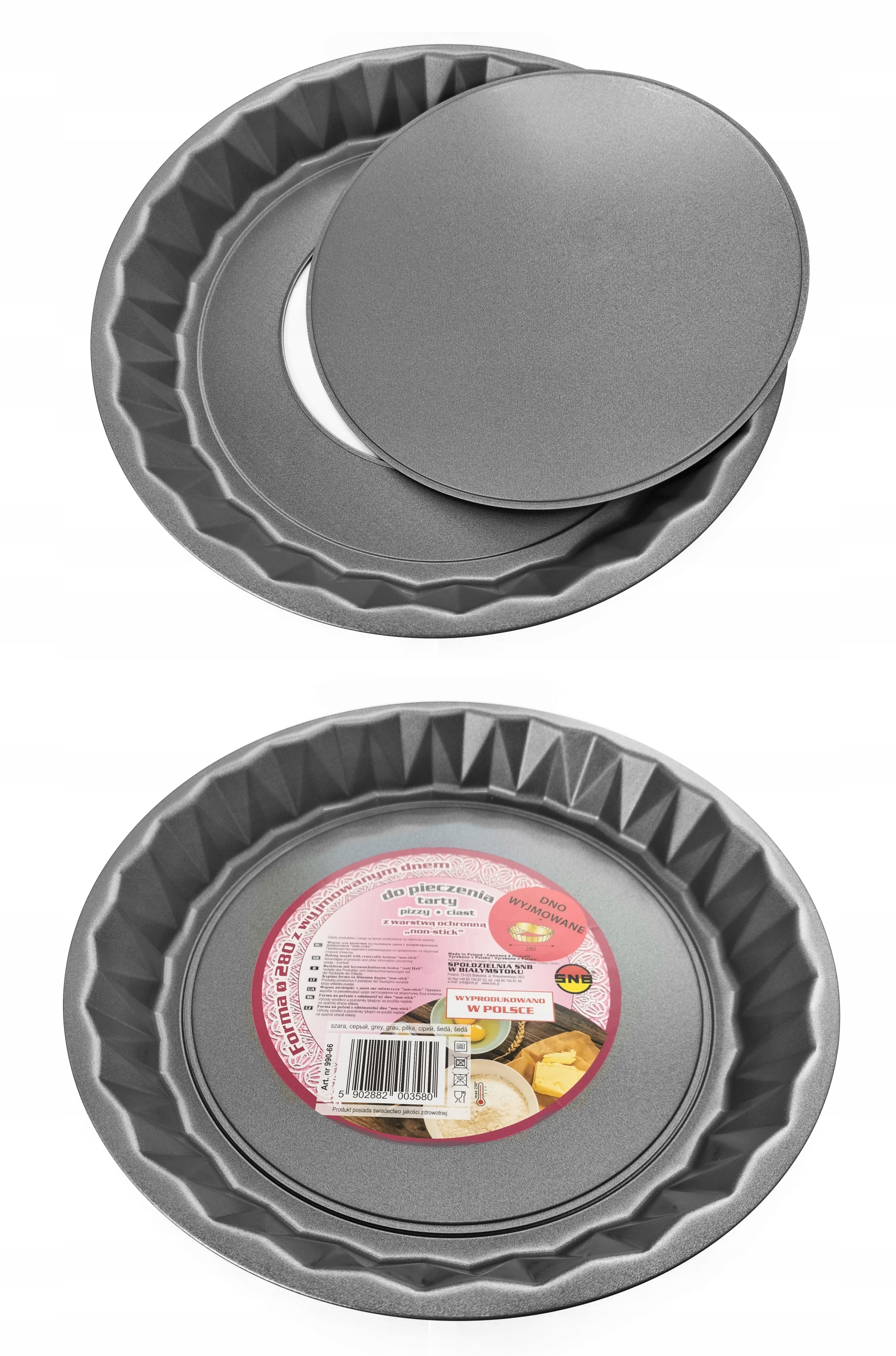 

Forma Do Pieczenia Tarty Z Wyjmowanym Dnem 28CM Ns