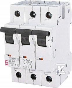 Etimat 3P 10KA B 20A-VYPÍNAČ Nmp.