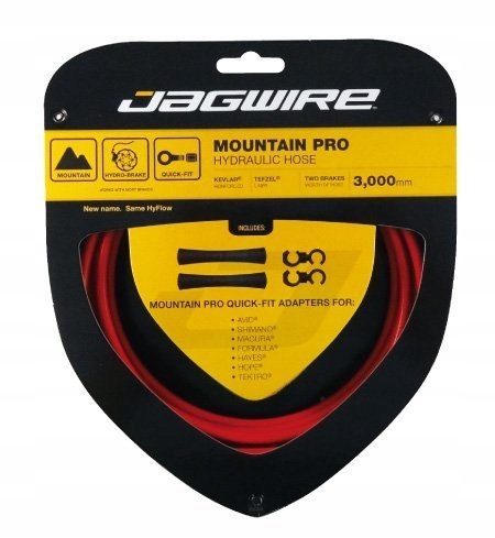 Jagwire hydraulický kabel Mountain Pro červený 3 m