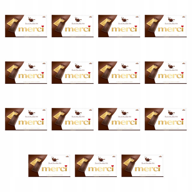 merci czekolada gorzka 72% 100g X15