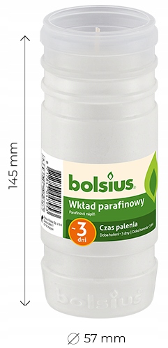 

Wkład do znicza Bolsius 3 dni