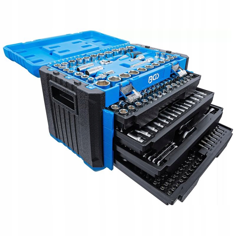 Sada šestihranných nástrčných klíčů mmmetrické a palcové 300 ks Bgs