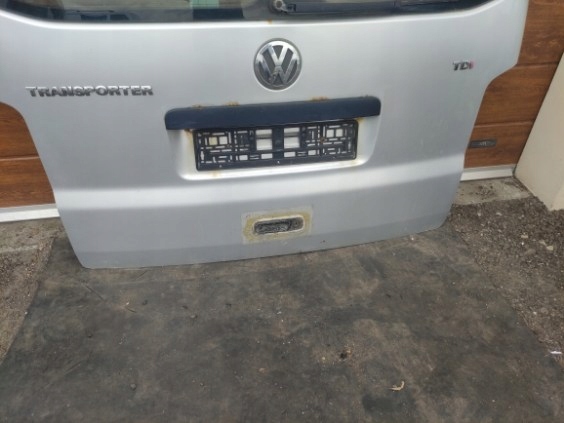 VW T5 trunk door boot rear part SREBRNA