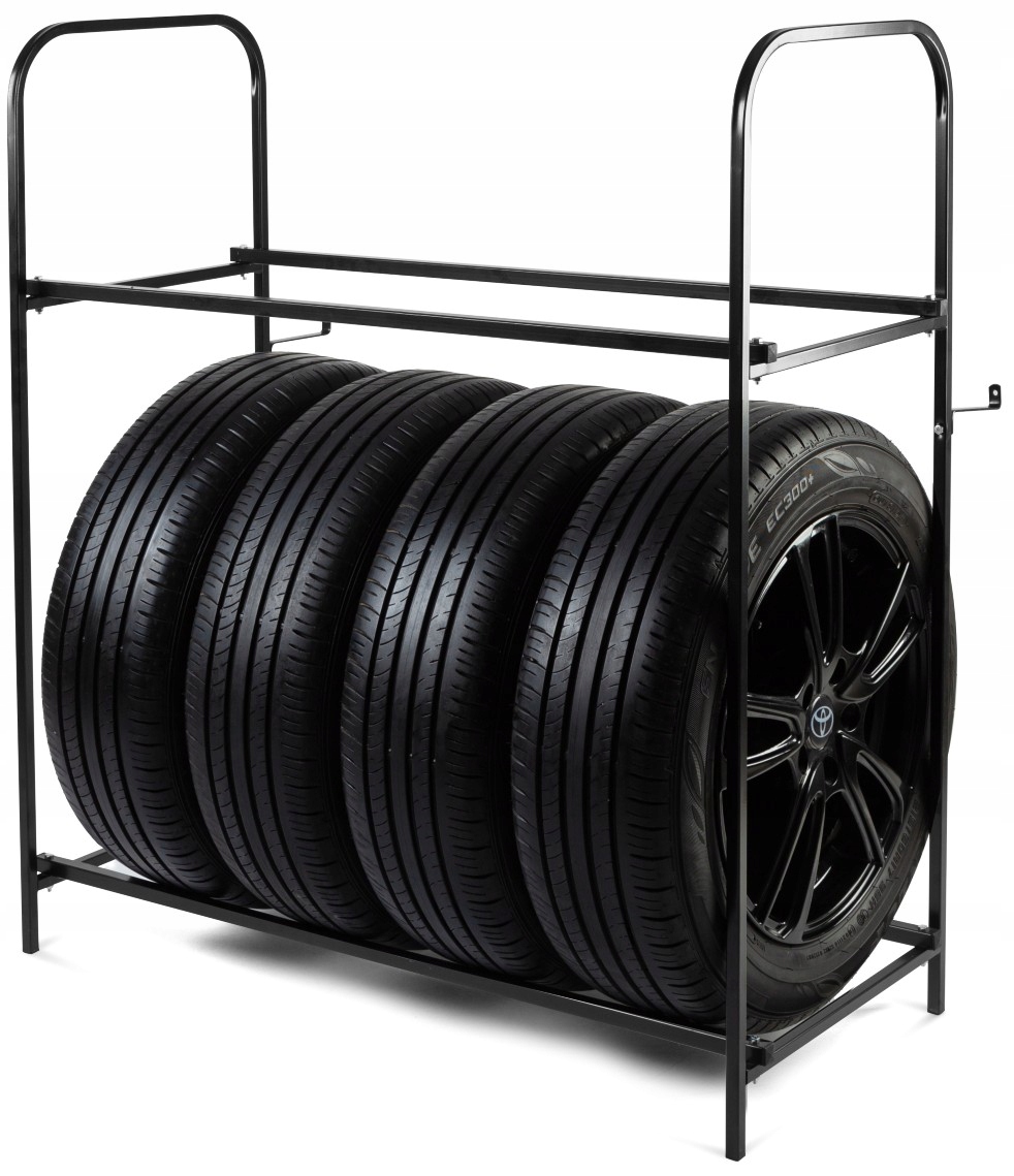 STOJAK NA 8 OPON KÓŁ SOLIDNY METALOWY REGAŁ NA OPONY KOŁA UNIWERSALNY Kod producenta S8