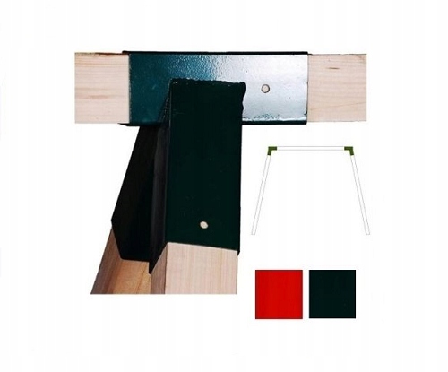 GIGI TOYS ZESTAW łączników do belki kwadratowej 2 SZT. KONSTRUKCJA HUŚTAWKI EAN (GTIN) 5903899987351