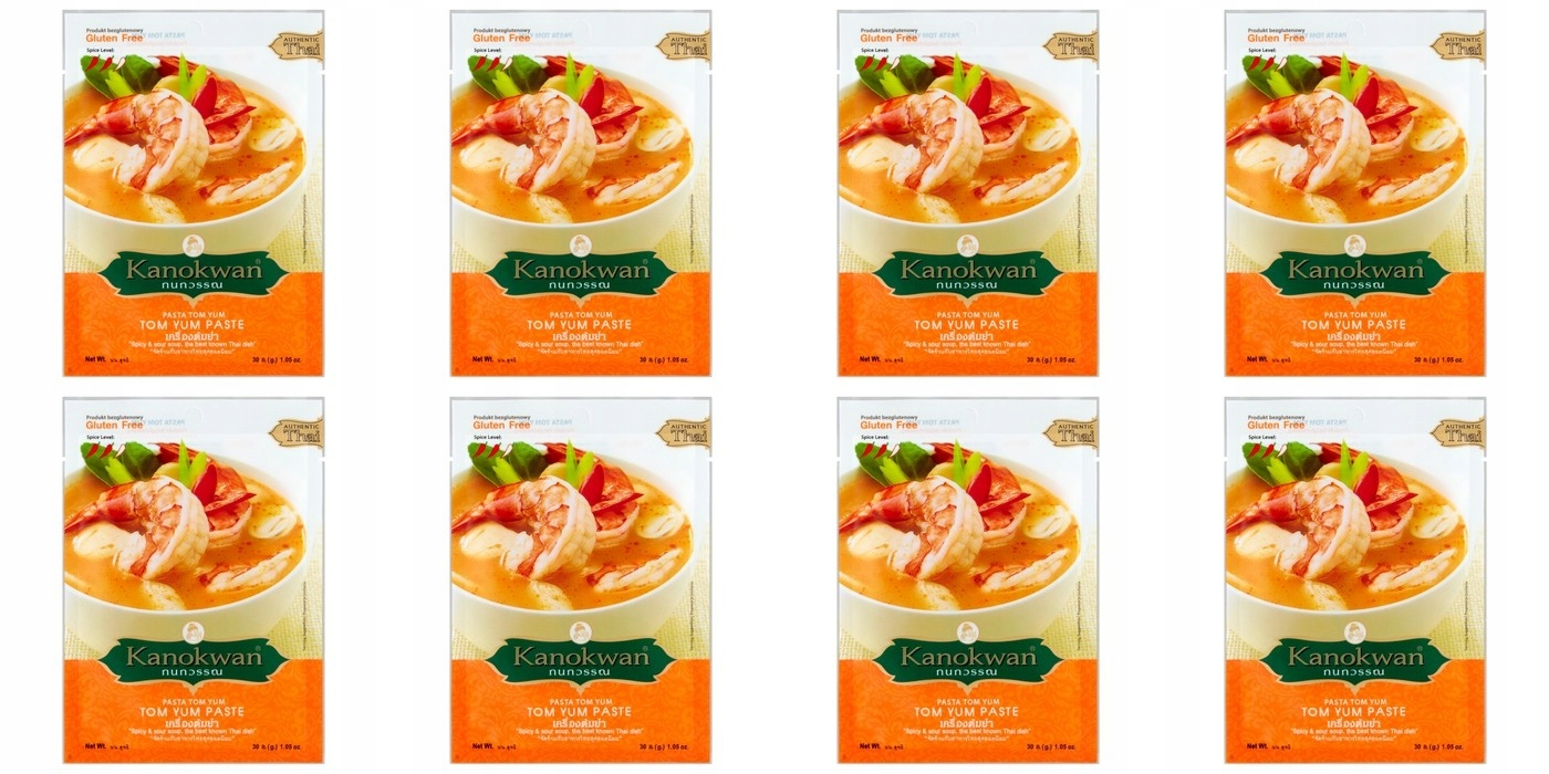 8x 30g Kanokwan pasta Tom Yum