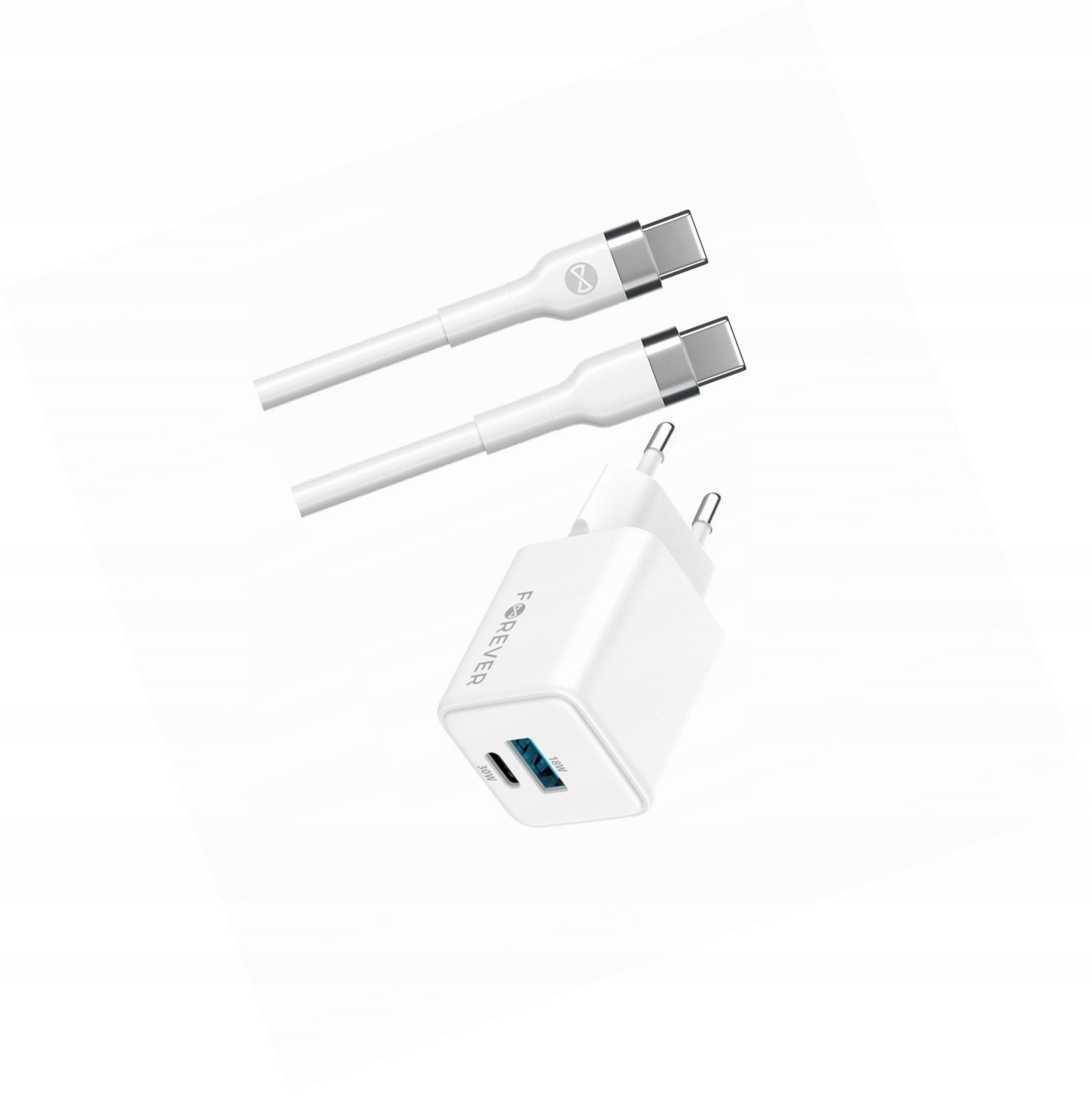 Szybka ładowarka GaN 30W Usb i Usb-c z kablem do Xiaomi Mi 11 Ultra