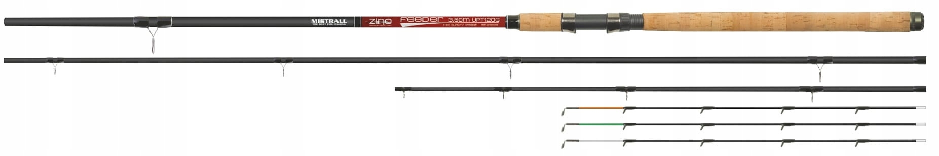 MISTRALL ZINO FEEDER 3,60m UP TO 120g