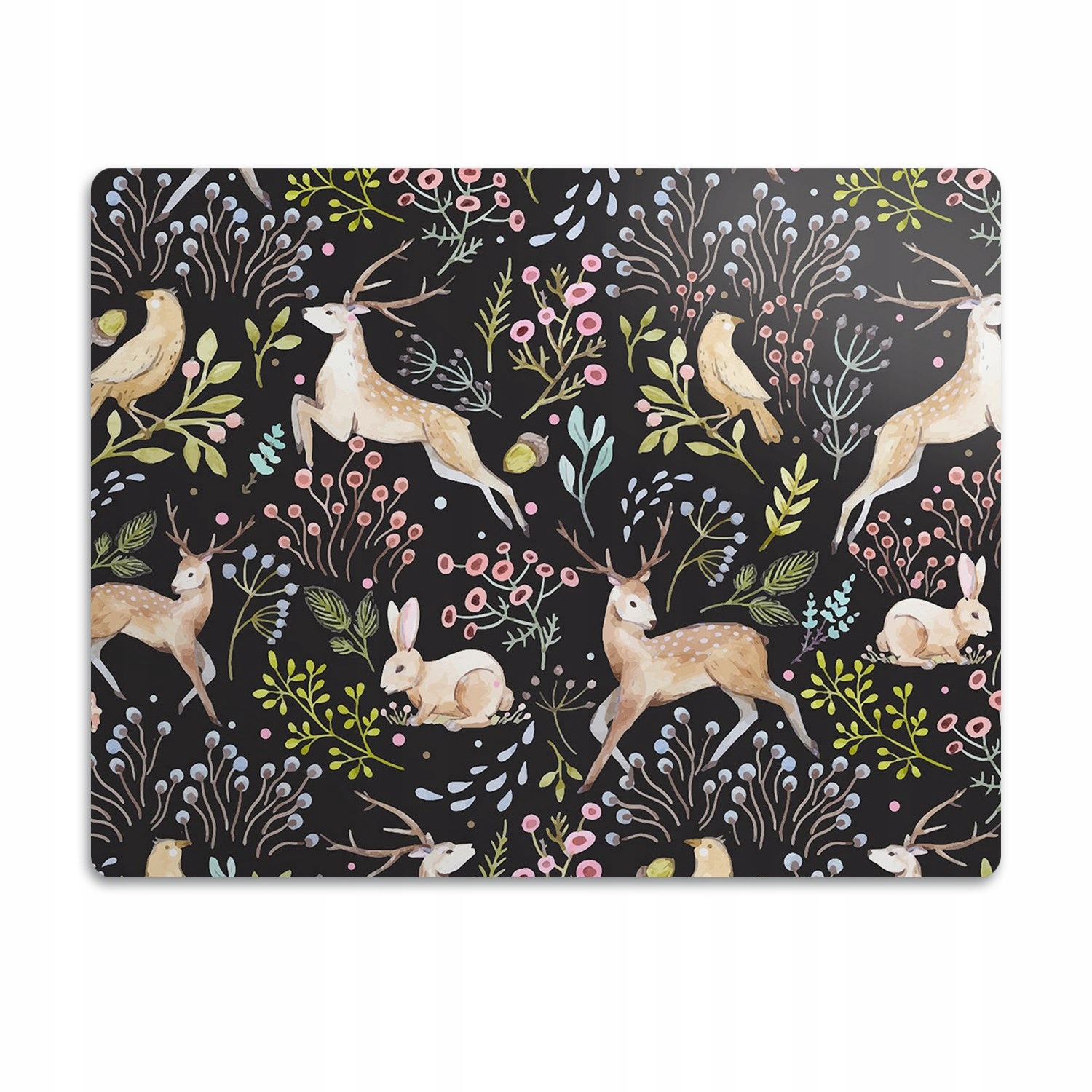 Levně Voděodolná podložka pod misku Lesní zvířátka 90x60 cm