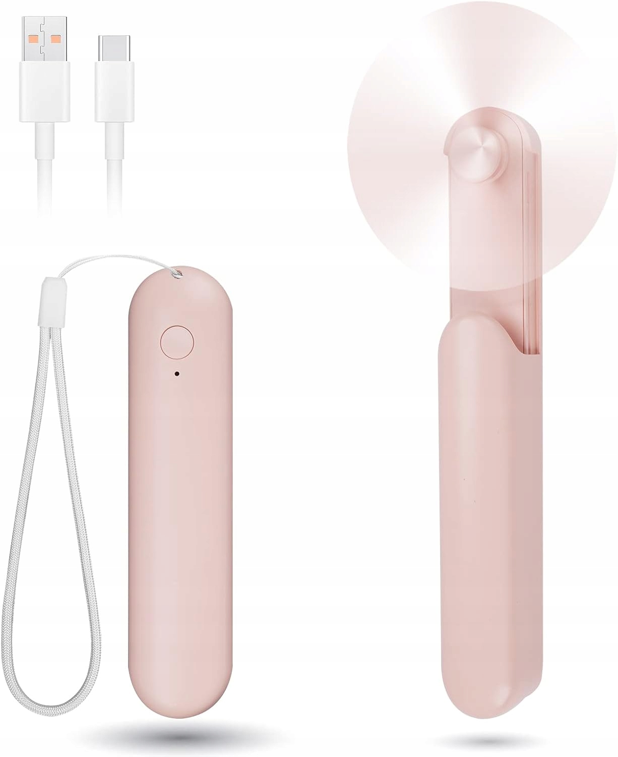 Przenośny mini-wentylator Venforze, różowy