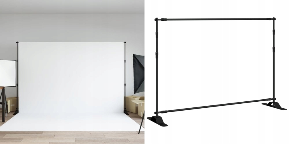 Stativ Stojan na pozadí, 305 x 243 cm, ocelový