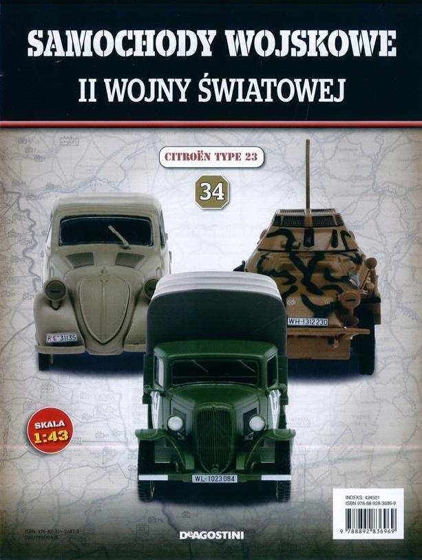 Samochody Wojskowe II Wojny Św. nr 34 Citroen 23