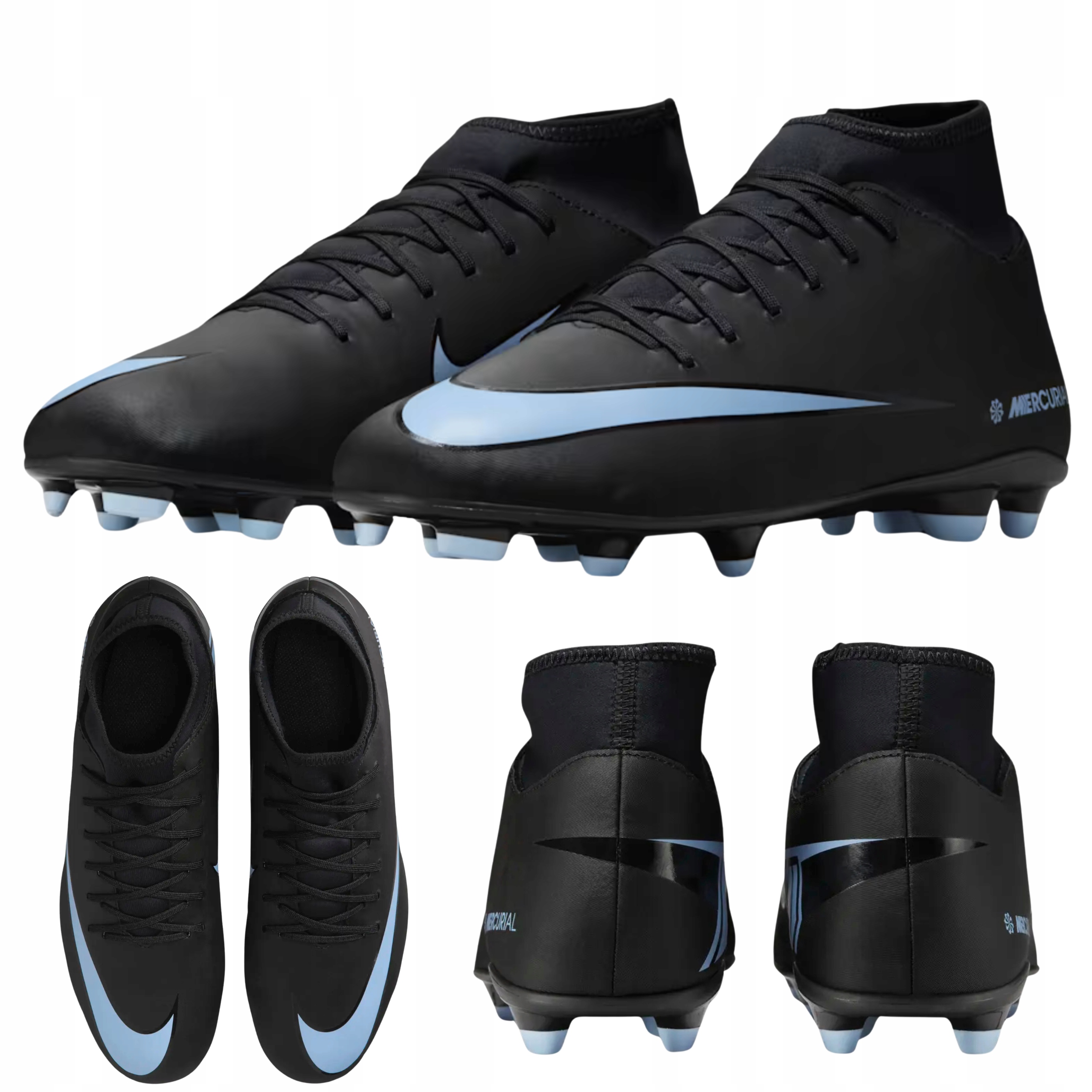 Fotbalová Obuv Černé Korky Nike Superfly 10 Club Fg/mg FQ8314 001 vel. 42