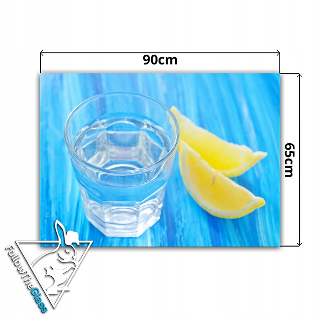 dekor szkło panel hartowany HD 90x65 cytryna Typ dekor