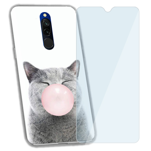 

200wzorów Etui+szkło Hartowane Xiaomi Redmi 8 Case