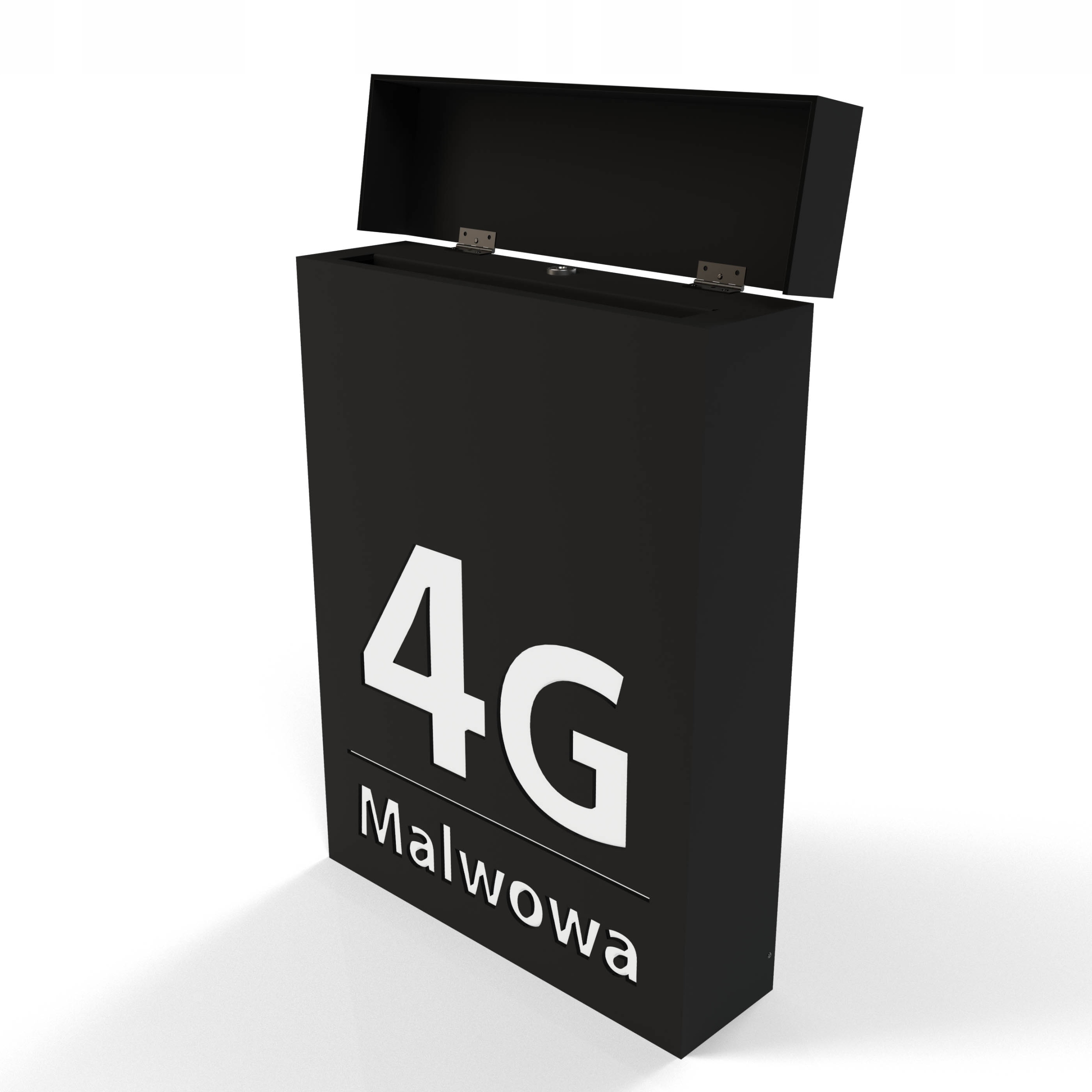 PODŚWIETLANA SKRZYNKA NA LISTY POCZTOWA | LED | Z ADRESEM Z NUMEREM DOMU Marka Cucudo