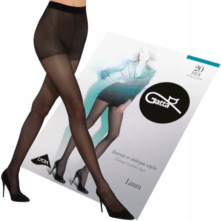 

Gatta Rajstopy Laura 20 Den r.3-M Nero