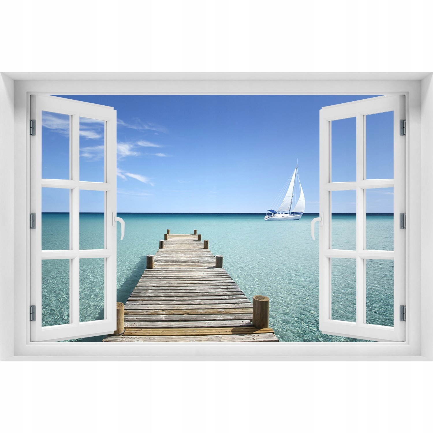 

Naklejka Fototapeta ścienna Drewniane molo 120x80