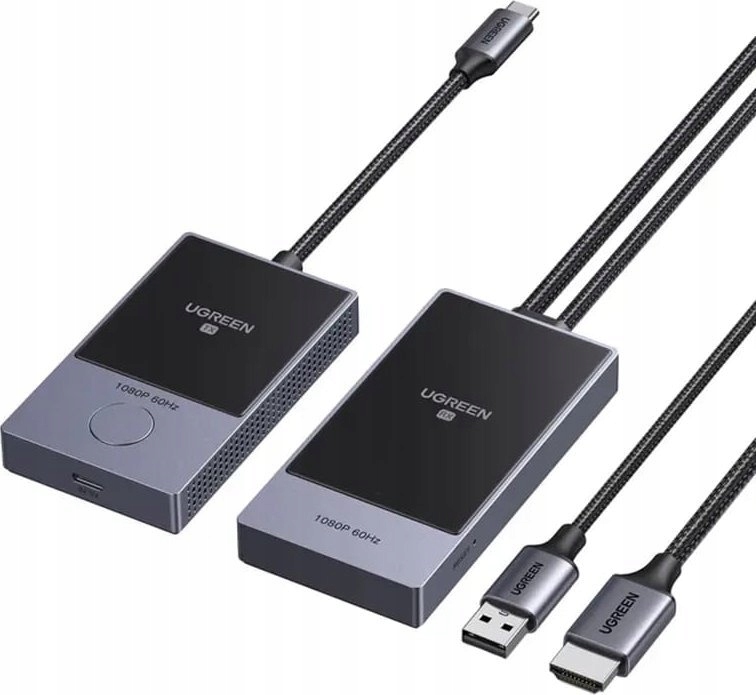 Ugreen Bezprzewodowy nadajnik i odbiornik Hdmi CM737 1080p 30m