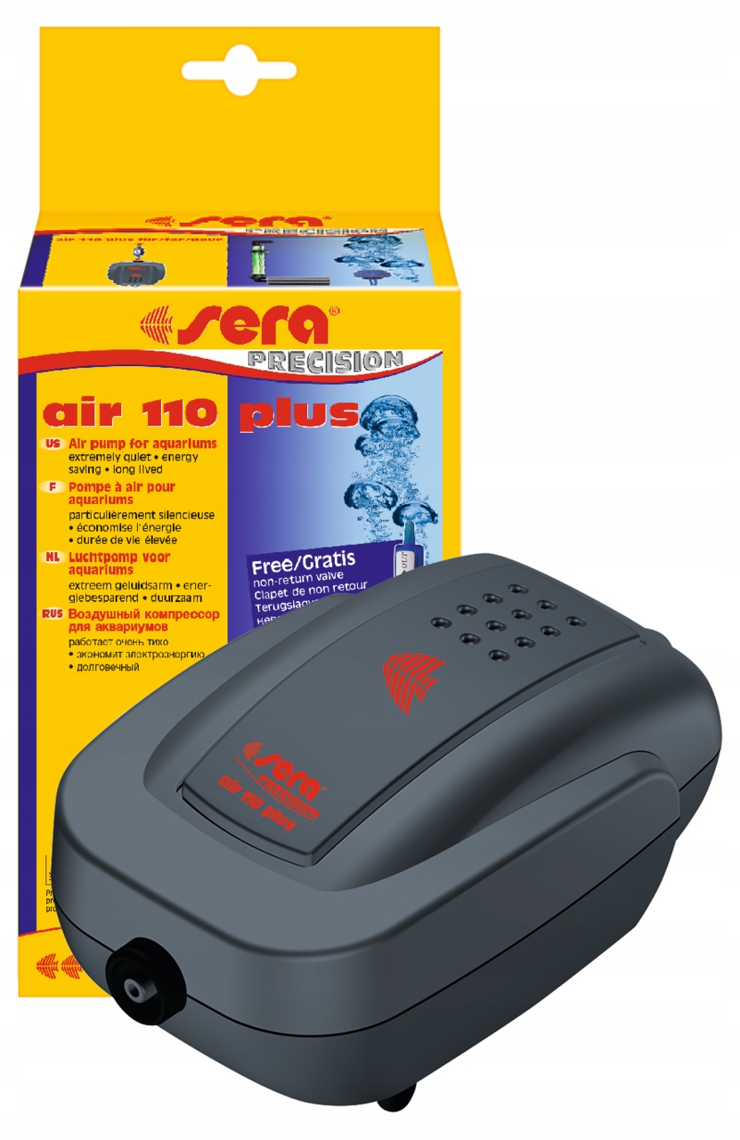 

Sera Air 110 Plus pompka napowietrzacz do 120l