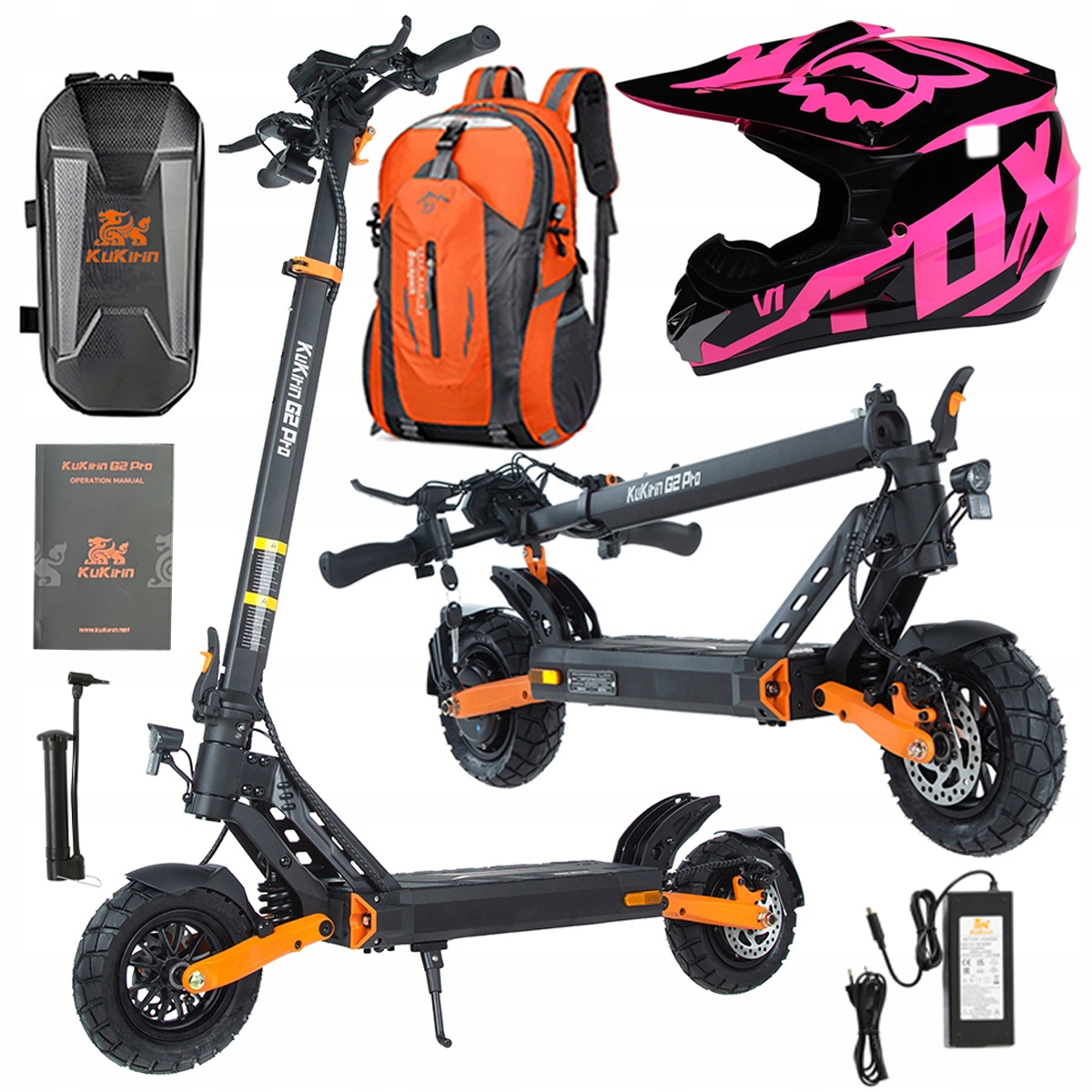 Pojazd Elektryczny KuKirin G2 Pro Vmp 500w 48V 15.6AH 65KM 25KM/h +Dárek