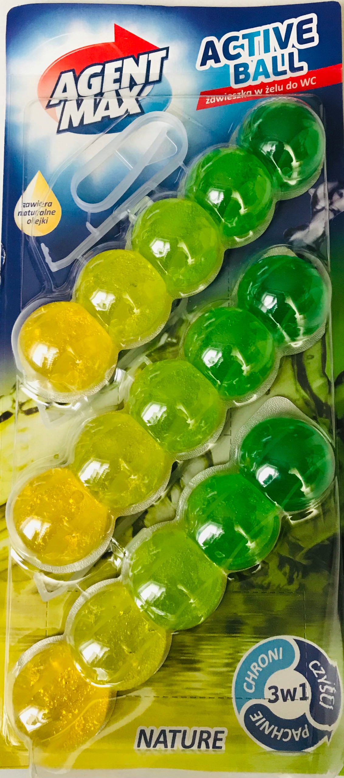

Kostka Do Wc Agent Max Active Ball Citrus 3X35G