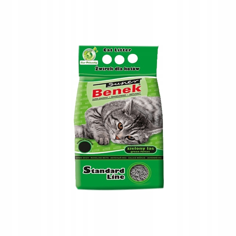Żwirek dla kota Certech Benek Active Zielony Las 25 L