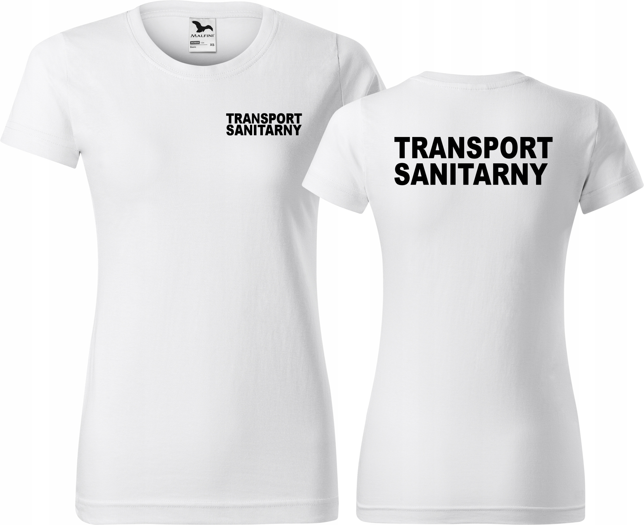 

Damska koszulka medyczna Transport Sanitarny