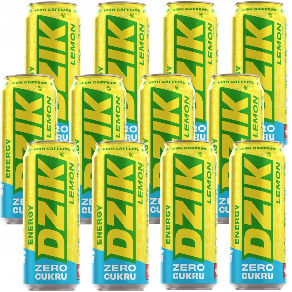 Levně Wkdzik Divoký Energy Zero Kalorii 12 X 500 ml Lemon Koncentrace Soustředění