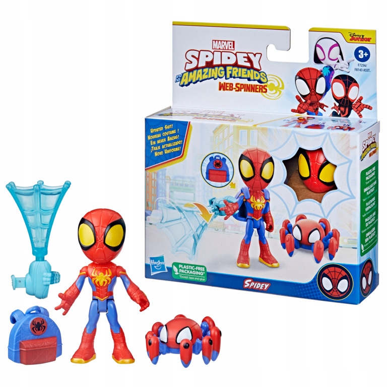 SPIDER-MAN SPIDEY AMAZING FRIENDS WEBSPINNERS HASBRO F7256