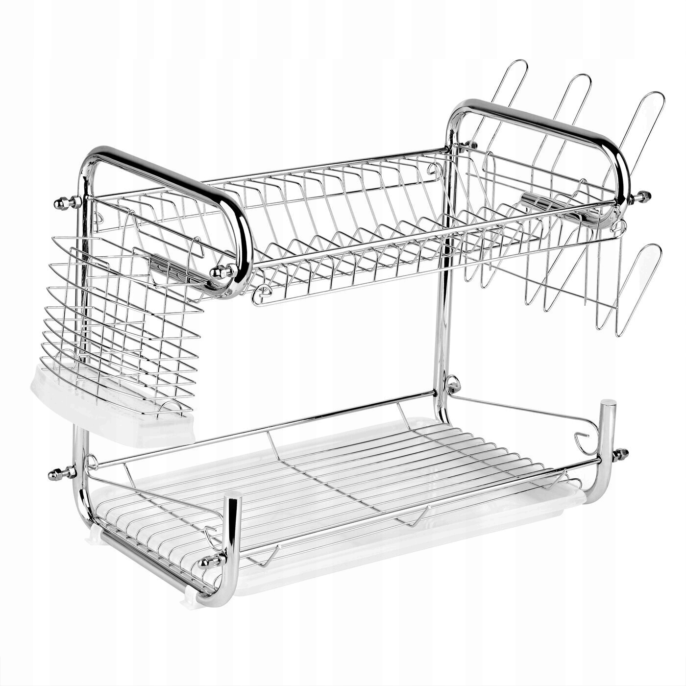 Stojąca SUSZARKA DO NACZYŃ OCIEKACZ na sztućce suszarka DWUPOZIOMOWA Tadar Kod producenta 5907558724691