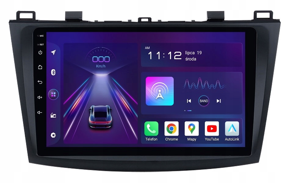 Rádio 2DIN Navigace Android Mazda 3 II 2 Dsp Carplay Lte 8/256 Gb