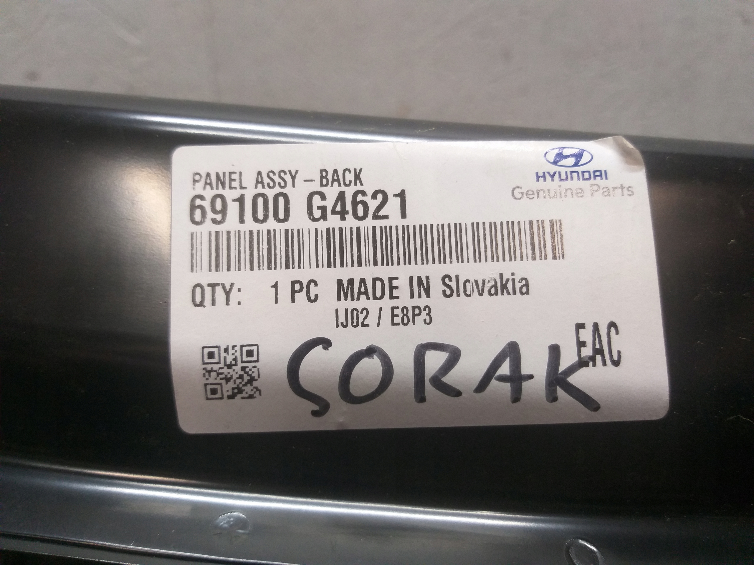 PAS TYŁ HYUNDAI I30 III 3 FASTBACK 69100 G4621 Producent części Hyundai OE