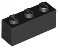 

Lego 3622 Klocek 1x3 czarny Nowy (1g)