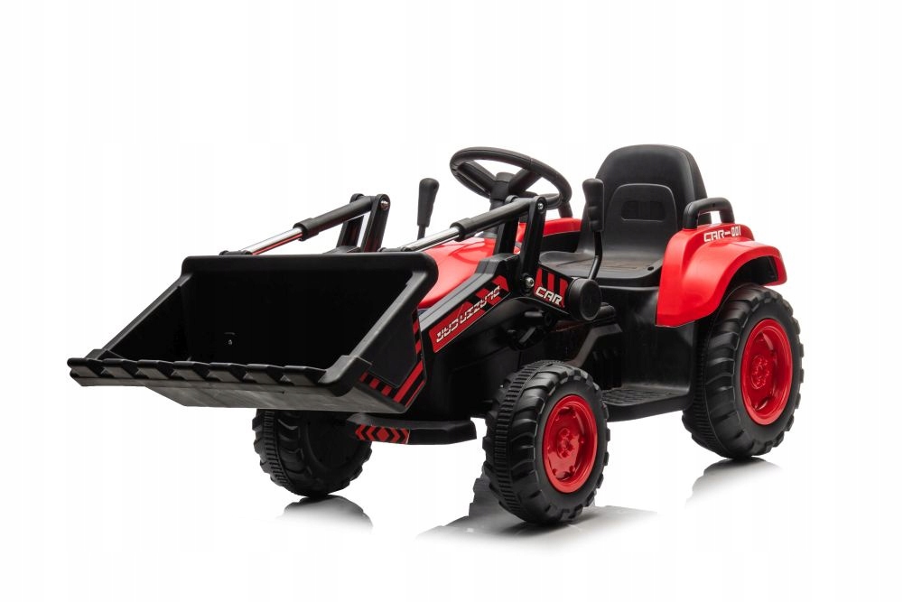 Traktor na akumulator z łyżką Przyczepka wywrotka 2 x 45 Watt 12v