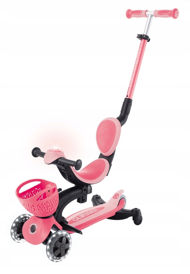 Hulajnoga Globber Go-up Baby 360 Lights różowa