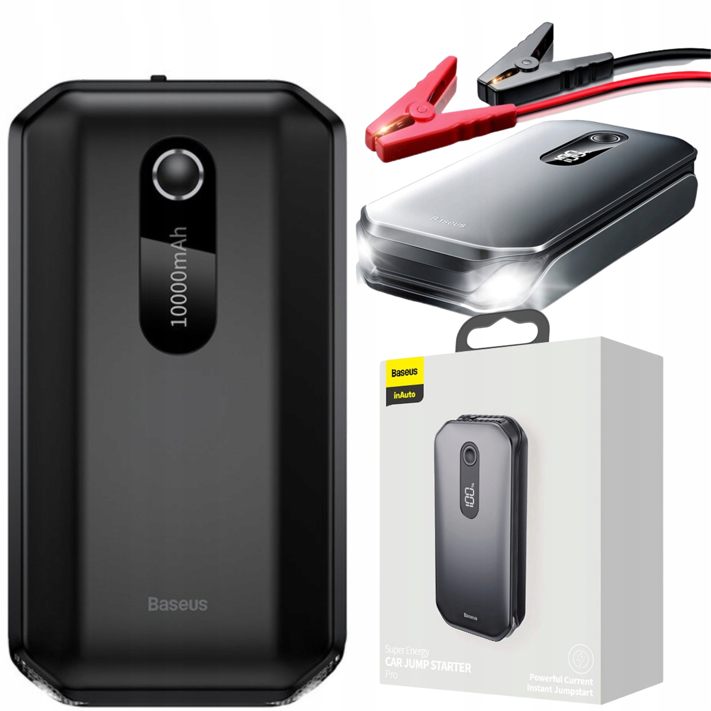 BASEUS POWER BANK JUMP STARTER запуск 10000mAh