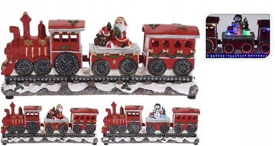 Pociąg 39cm LED ozdoby świąteczne 611854
