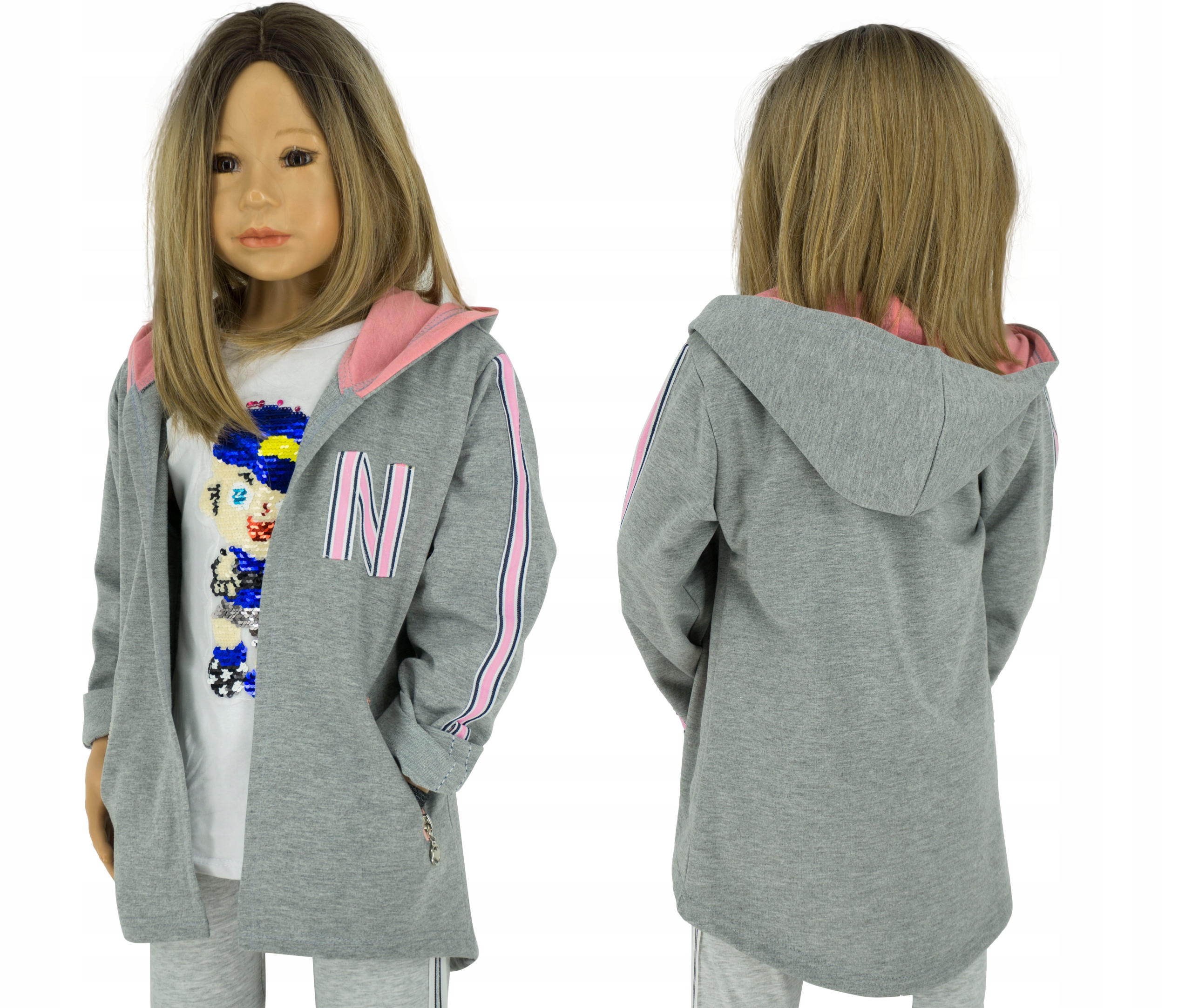 

684 Bluza kardigan narzutka rozmiar 146