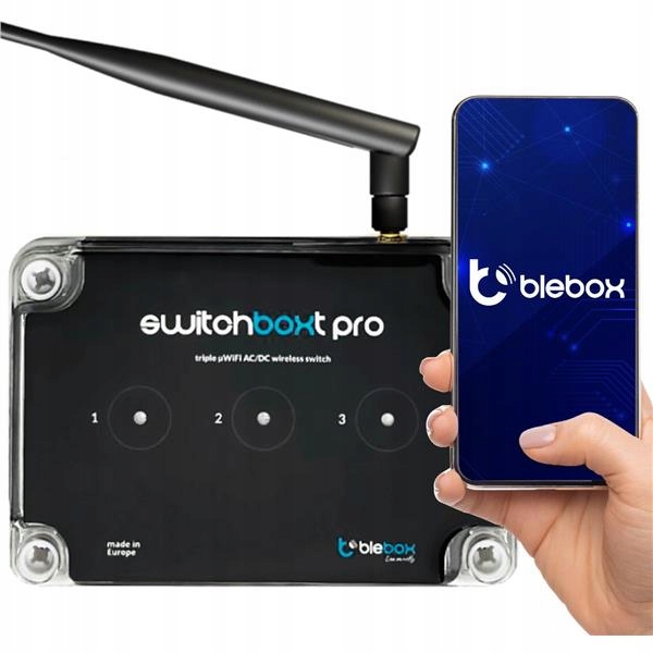 Reléový modul switchboxt pro s externí anténou Blebox