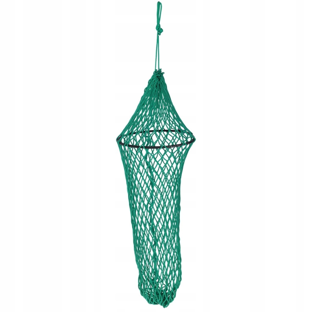 Síť na seno pro koně s kroužkem zelené očko 4,5 cm Kerbl 120 cm