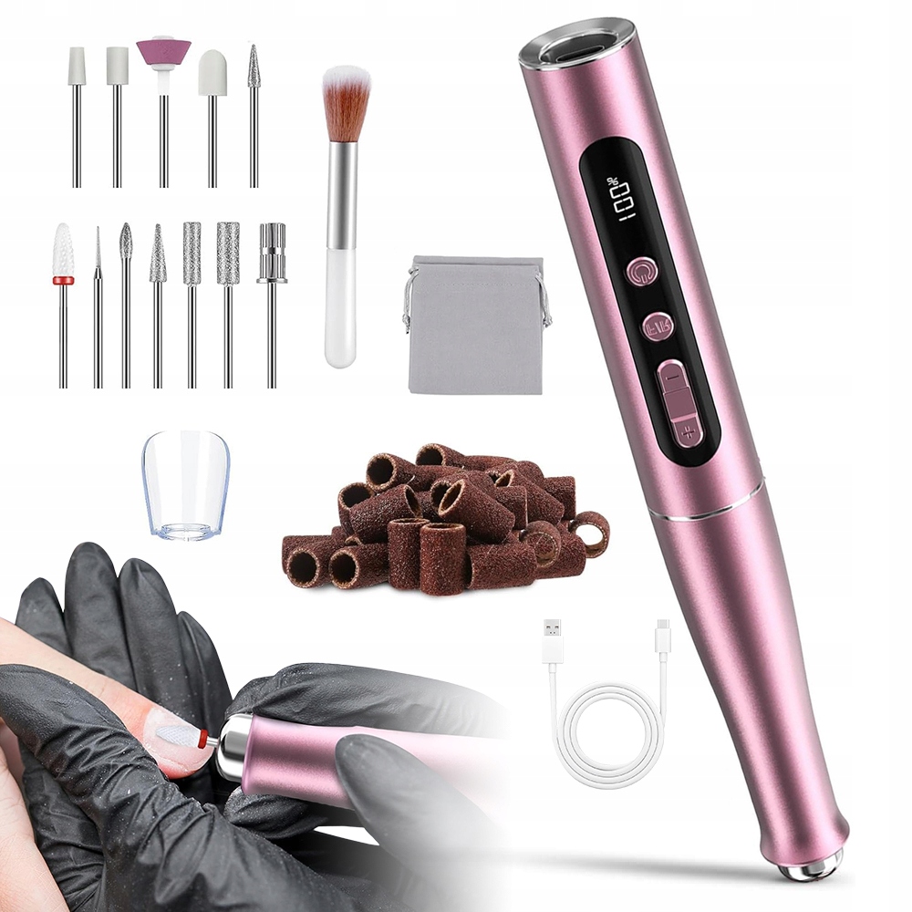 Sada Pro Péči O Nehty S Digitálním Displejem 0-35000 Ot/min