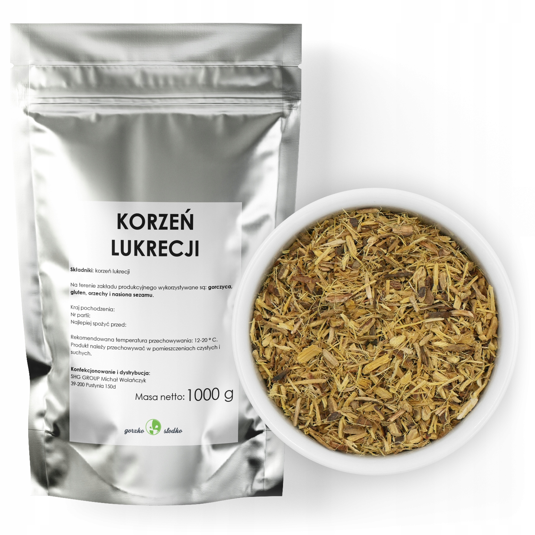 

Korzeń Lukrecji suszona lukrecja korzeń 1kg