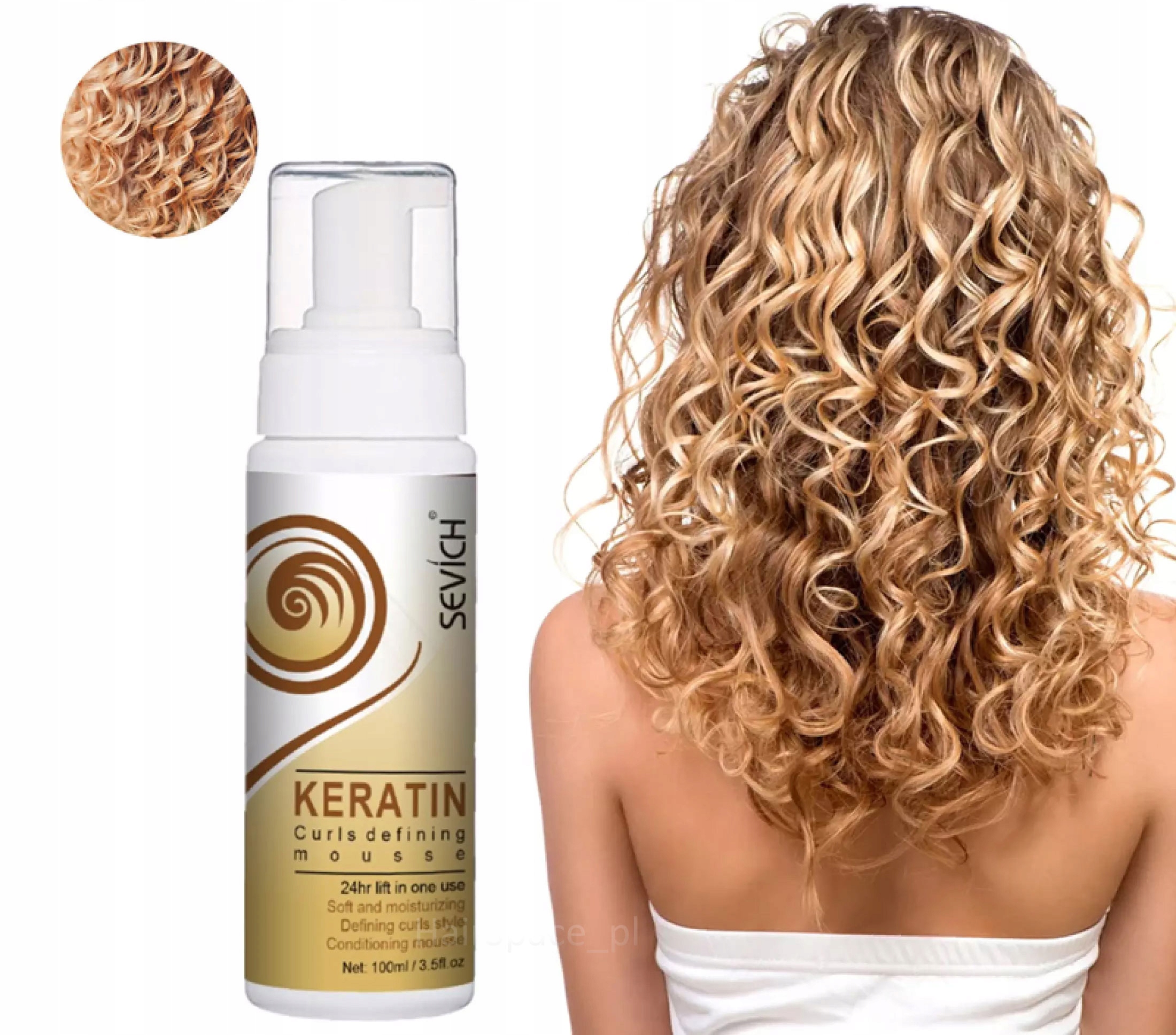 Sevich Keratin Curls Mousse Aktywator Loków Pianka