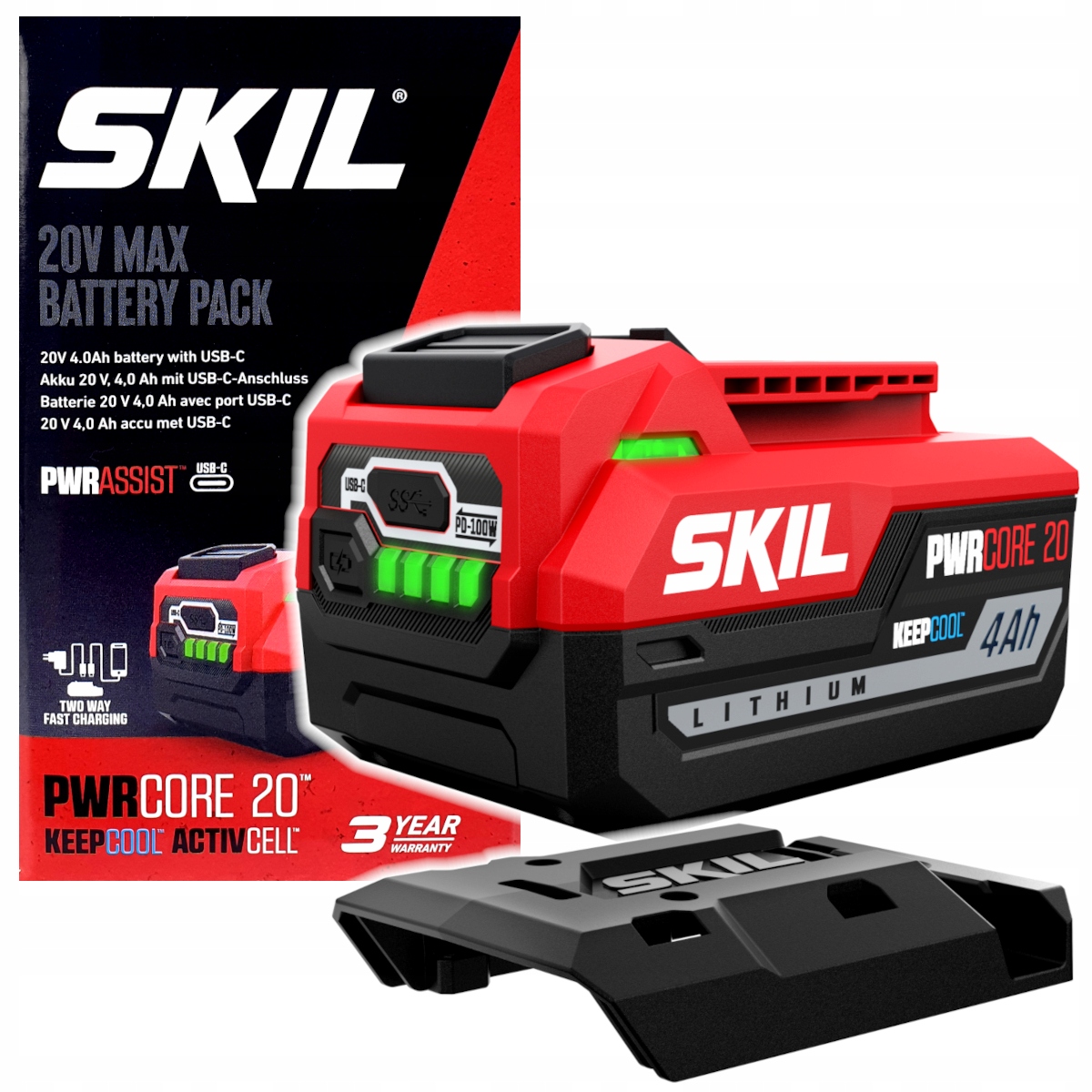 Akumulator Skil 20V Usb-c 4.0Ah 3144 Aa Li-Ion Pwrassist