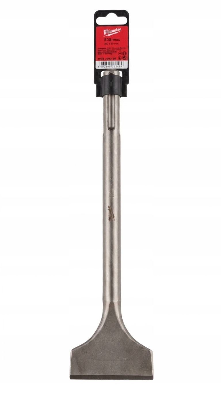 Špachtle SDS-Max pro odstraňování dlaždic, zahnutá 80mm x 300mm Milwaukee