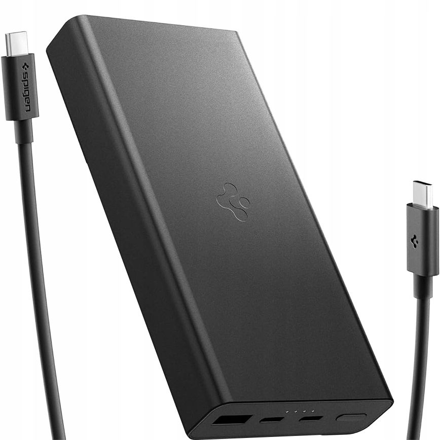 Powerbanka Spigen 20000 mAh 30 W do lietadla, rýchle, štíhle Usb-c silný kábel